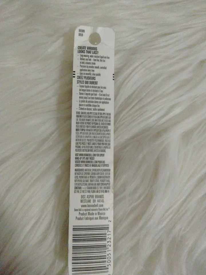 Delineador de ojos líquido impactante Bonne Bell Brown Brun 0,02 oz/0,6 ml Foto 2 de 2