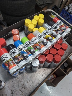 BULK DISCOUNT Rust-Oleum Automotive 600 Degree Engine Enamel Spray Paint Variety