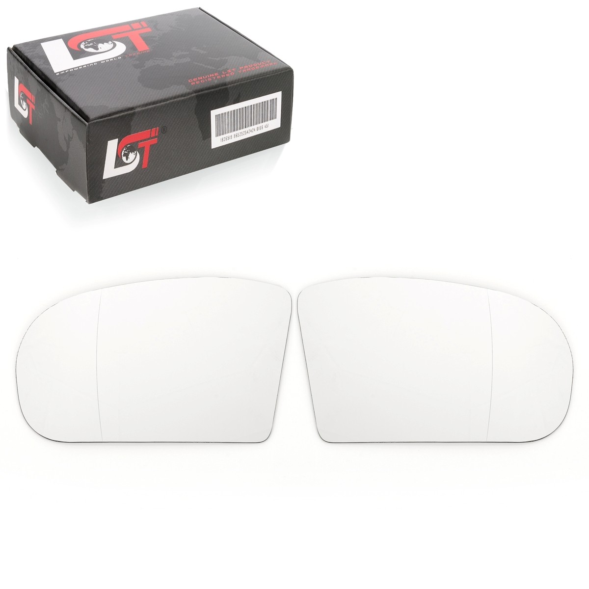 2x Side Mirror Adhesive Aspherical Left Right for Mercedes C-Class CL203