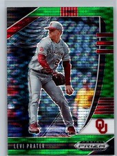 2020 Panini Prizm Draft Picks #PDP93 Levi Prater Green Pulsar