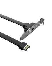 Sintech 20Gbps USB 3.2 Back Panel, 3.1 Type C Female to 50cm, Black