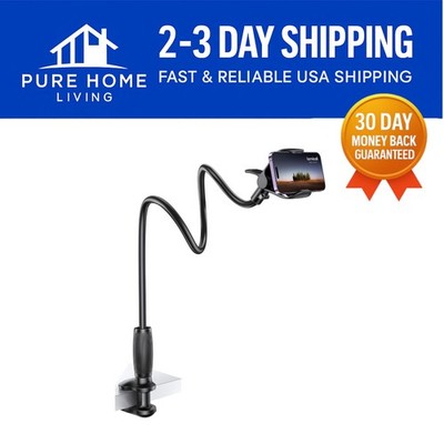 Flexible Gooseneck Phone Holder - Upgraded 33.4-Inch Design for Ultimate Comfort