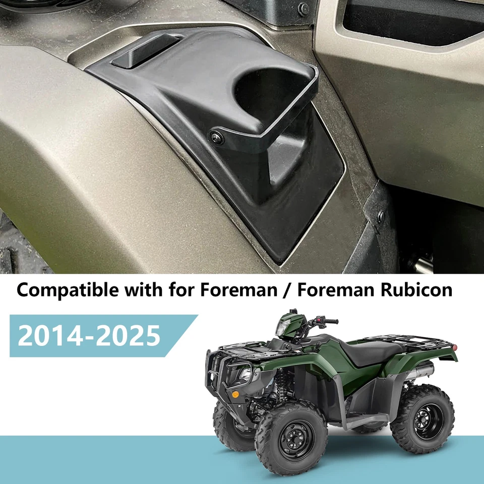 for 2014-25 Honda Foreman Rubicon 500 Fender Water Bottle Cup Holder Storage Box - Image 4 of 4