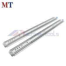 32" Drawer Slides With Locking Mechanism 500lb Full Extension Tool Box