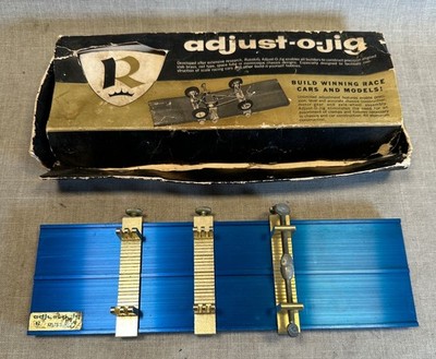 RussKit Adjust-O-Jig Chassis Tool for 1/24 Scale Slot, Pinewood Derby cars w/box