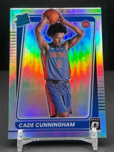 2021-22 Donruss Optic CADE CUNNINGHAM Rookie Holo Prizm #161 RC SP PISTONS!