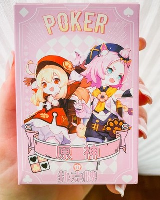 Genshin Impact Poker Cards - Limited Edition Deck Box Japan New Gioco Roolo