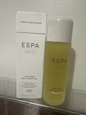 ESPA Soothing Bath & Body Oil 100ml Brand New