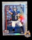 2025 Topps Chrome Football NFL Jaxson Dart Red White And Blue Refractor (RC)#306