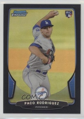 2013 Bowman Chrome Black Refractor 1/15 Paco Rodriguez #218 fm0