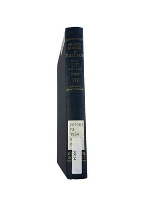 Merry Songs and Ballads Vol 3 John S. Farmer 1964 Folklore Poetry Cooper Square
