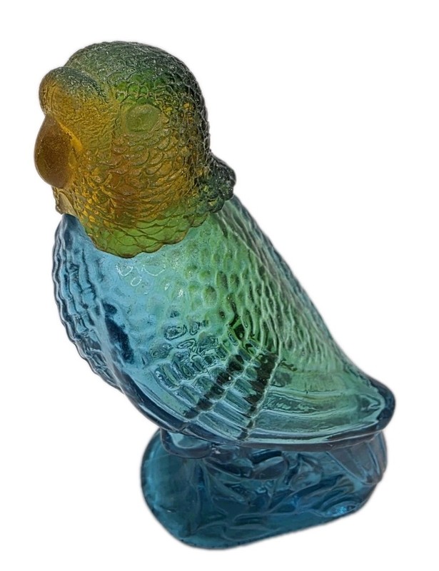 Vintage AVON Island Parakeet Moonwind Cologne 1.5 fl oz Perfume Bottle Decanter