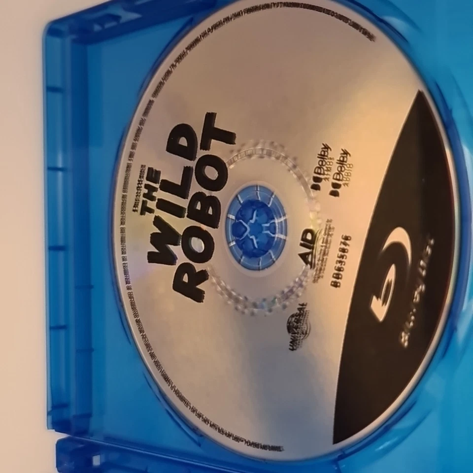 The Wild Robot (Blu-ray, 2024) | Animated Kids Movie Dreamworks Like New VGC - Image 3 of 4
