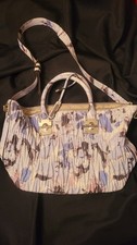 GUESS Womens Floral Print  Handbag Purse