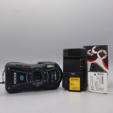 Pentax Underwater Digital Camera WG-1 14.0MP Black Tested Full Working Set