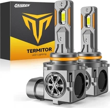 FAHREN 9006/HB4 LED Headlight Super Brighter Bulb Kit White 33000LM Low/Fog Beam