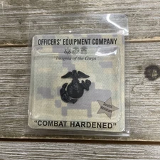 Officers’ Equipment Company USMC Enlisted Service Cap Hat Black NEW