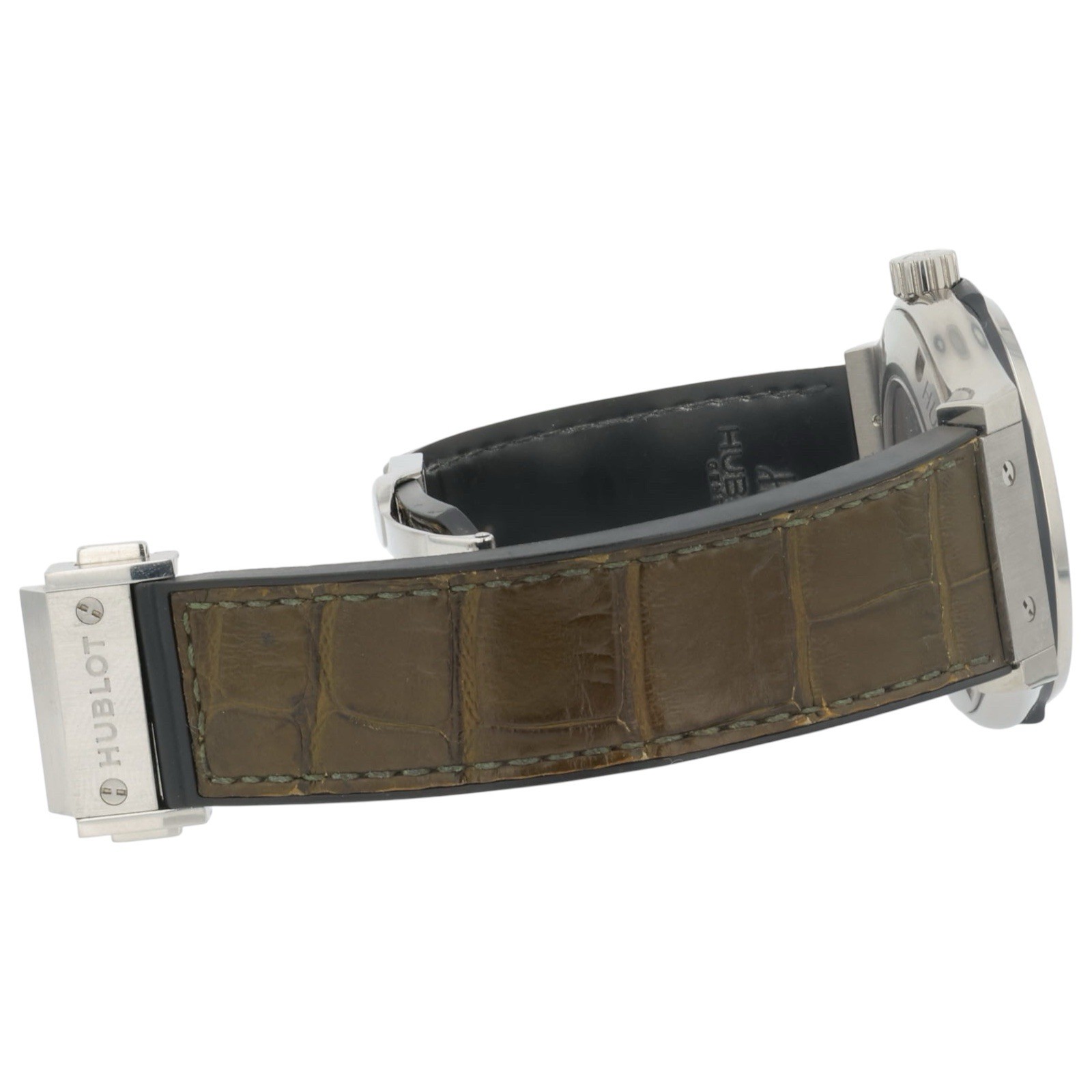 Hublot Classic Fusion Titanium Green Dial 42mm Automatic Mens 542.NX.8970.LR