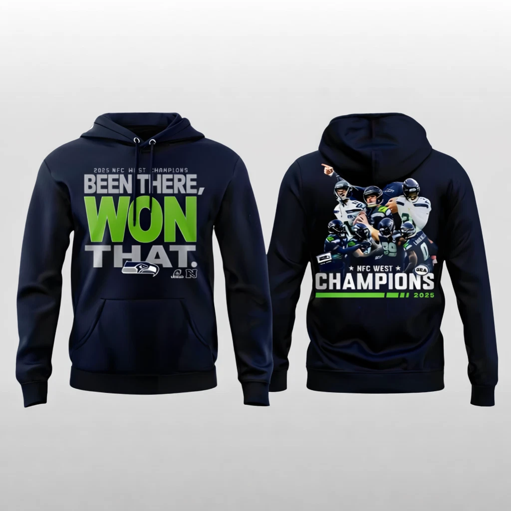 Seattle Seahawks 2025 West Champions Been There Hoodie