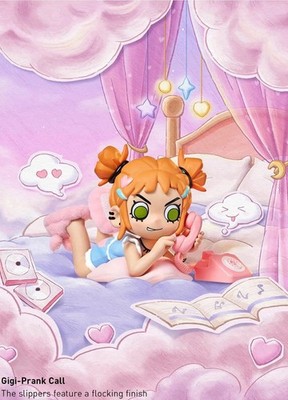 Pop Mart Peach Riot Sleepover GiGi- Prank Call Figure Blind Box