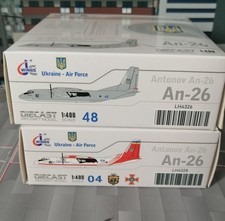 Ukraine Air Force Antonov AN-26 TWINSET 1/400 by JC Wings. BRAND NEW 