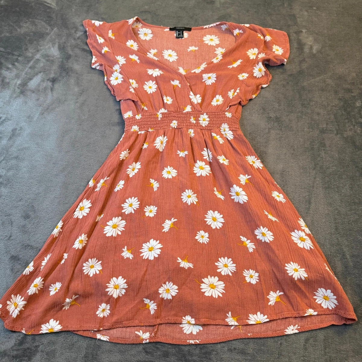 casual summer dresses forever 21 Forever21 Summer Dress Blue Floral Size Small Summer Core