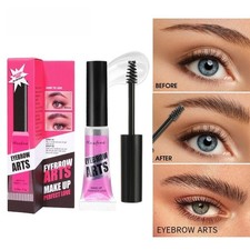 Waterproof Eyebrow Gel Clear Long Lasting Brow Setting Gel Quick Dry Natural Mak