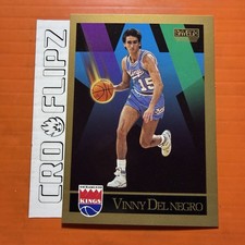 1990  SkyBox  Vinny Del Negro #245  Sacramento Kings NM+ Free Shipping!