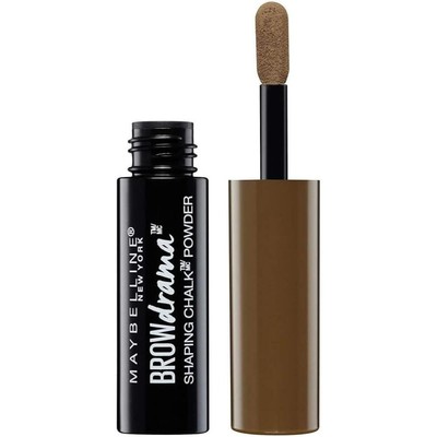 Maybelline Dark Brown Brow Drama Augenbrauenpuder für volle Brauen (2er Pack)