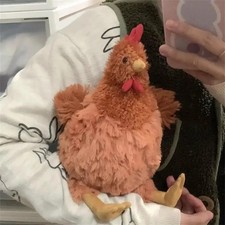 Adorable Cecile Chicken Plush Soft Stuffed Animal Doll Kid Rooster Toy New