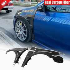 For VW Golf MK6 GTI R20 10-13 Real Carbon Exterior Side Fender Blades Vent Trims
