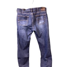 Lee Regular Fit Men Jeans Dark Wash Straight Leg Size 38x32 38x30.5 Vintage 90's