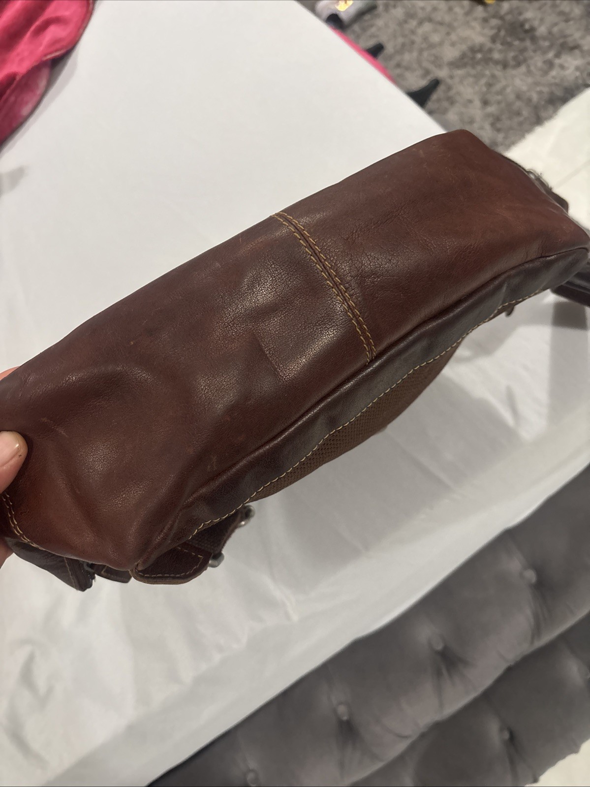 jack georges backpack Leather Brown - image 2