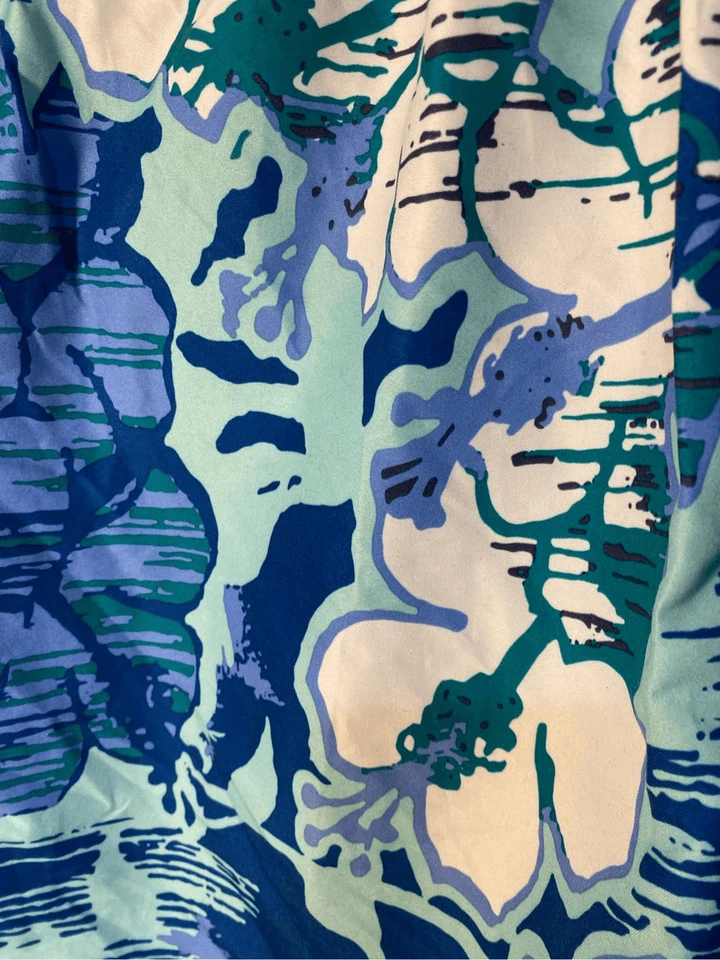 Nat Nast Men’s Hawaiian Print Blue & White Swimsuit.Trunks size  XXL - Image 3 of 4