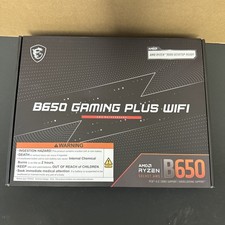 B650 Gaming Plus WiFi Motherboard AMD AM5, ATX, DDR5, PCIe 4.0, M.2, SATA