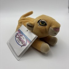 The Disney Store Mini Bean Bag Plush Nala The Lion King 8" Stuffed Animal NWT 
