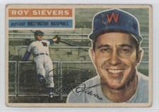 1956 Topps Roy Sievers (White Back) #75 0q4x