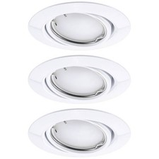 Paulmann 92466 LED Recessed Lamp Kit of 3 LEDs Single Color 14.7 W White