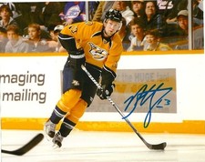 Nashville Predators Nic Spaling Signed Autographed 8x10 Photo COA THREE