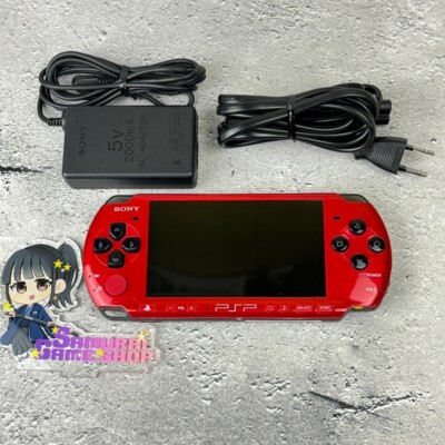 Sony PSP-3000 Red / Black Console with Charger & Battery Region