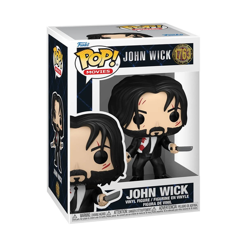 Funko POP! Película - Figura John Wick Bloody Serie 6 #1763 + Protector - Imagen 2 de 2