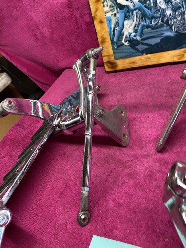harley fxr Arlen ness prostreet floorboard Foot mid controls Billet Lowliner - Picture 6 of 12