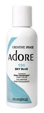 Adore Shining Semi Permanent Hair Color, 196 Sky Blue 4 Oz