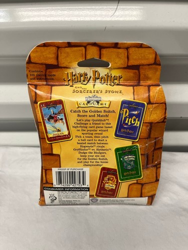 Harry Potter and the SORCERER'S Stone QUIDDITCH CARD GAME by Mattel - Picture 2 of 6
