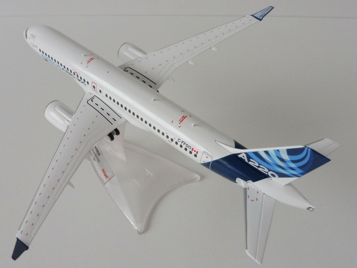 Airbus A220-300 1/200 Herpa 559515 Bombardier CS300 House