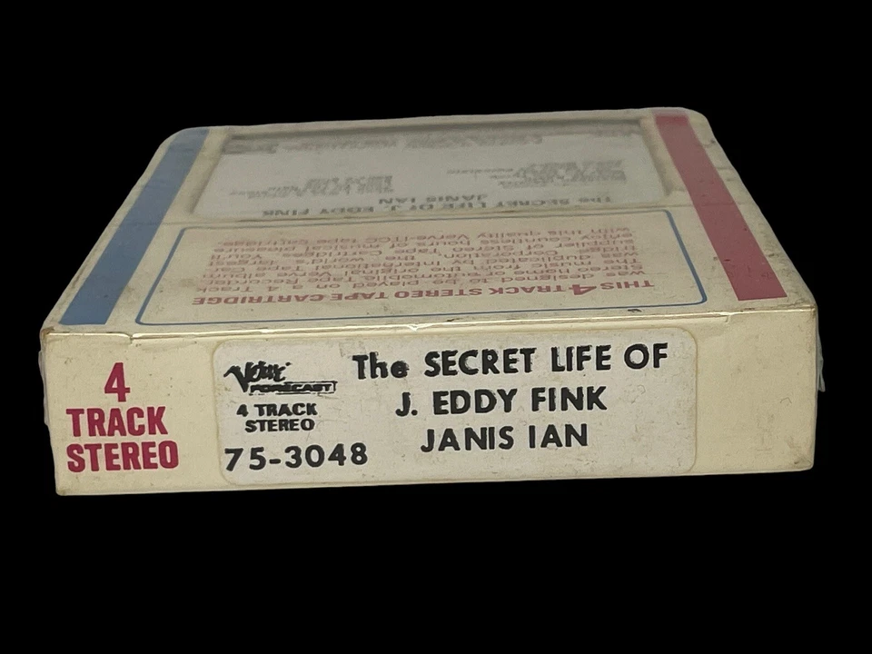 Janis Ian The Secret Life Of J. Eddy Fink 4 Track Cartridge VERVE 75-3048 NOS - Image 2 of 4