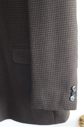 Towncraft Men's Sz 52L Lambs Wool Herringbone Tweed Sport Jacket Blazer Coat LKN - Picture 3 of 14