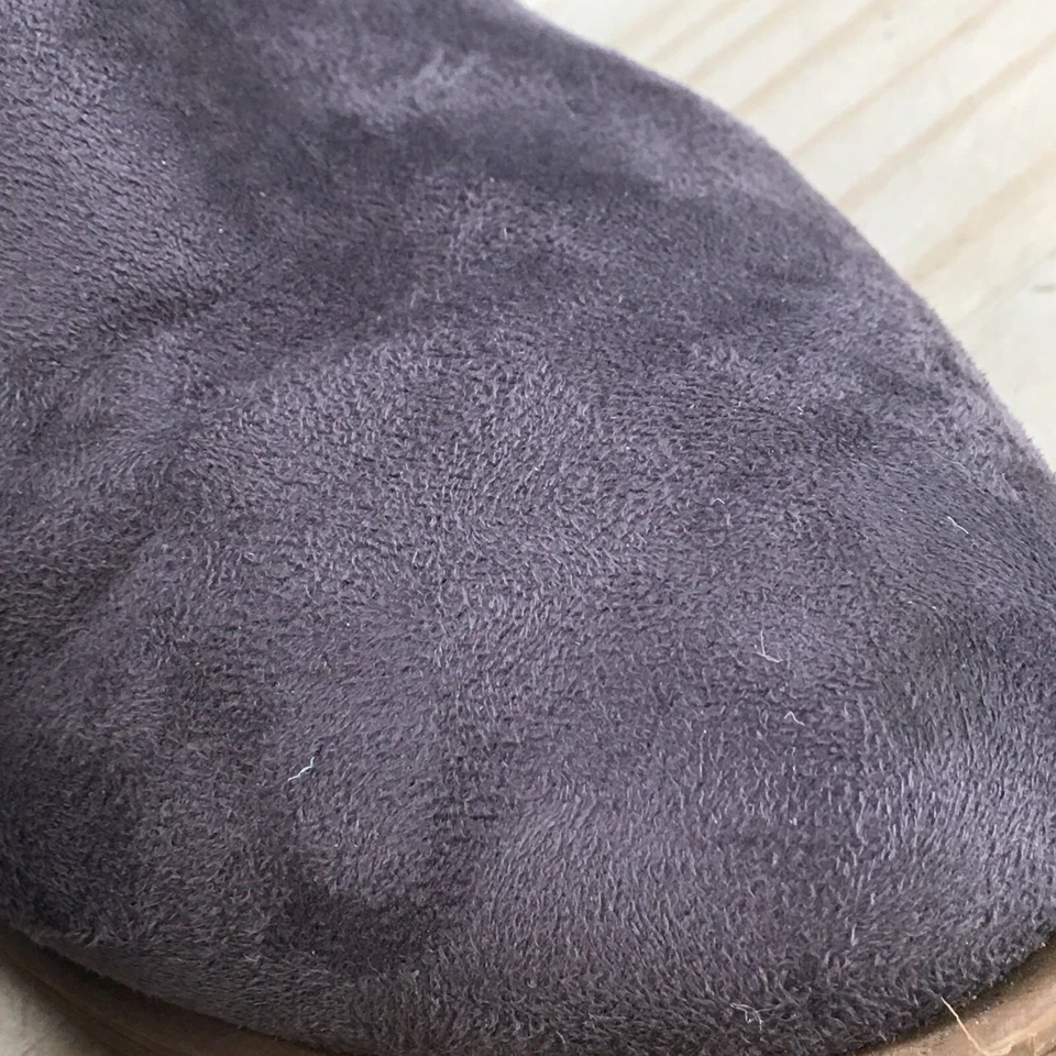 Reneeze Botas Mujer 10 Botines Gris Imitación Cuero Puntera Almendra Hebilla Cubano Foto 4 de 4