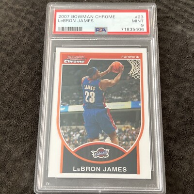 その他 2007 Bowman Chrome LeBron James #23 PSA s-l400.jpg