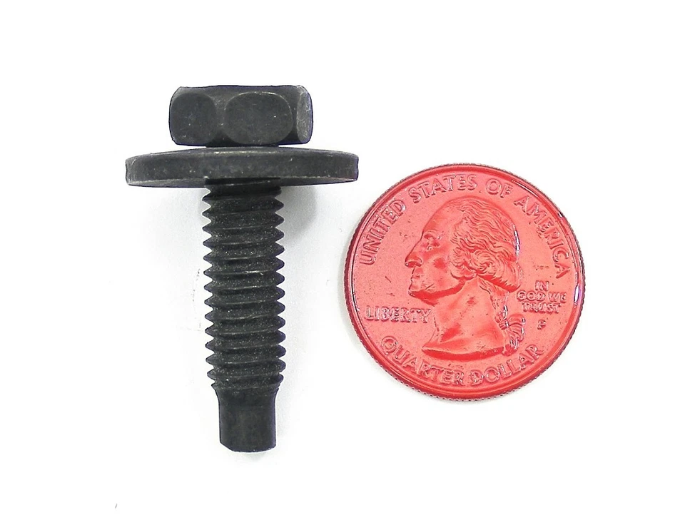 Parafusos de corpo AMC- 5/16-18 x 1-3/16" de comprimento- 1/2" hexagonal- 7/8" arruela- 15 parafusos- #107 - Imagem 4 de 4